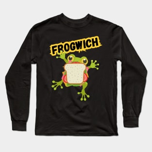 cute frog-witch Long Sleeve T-Shirt